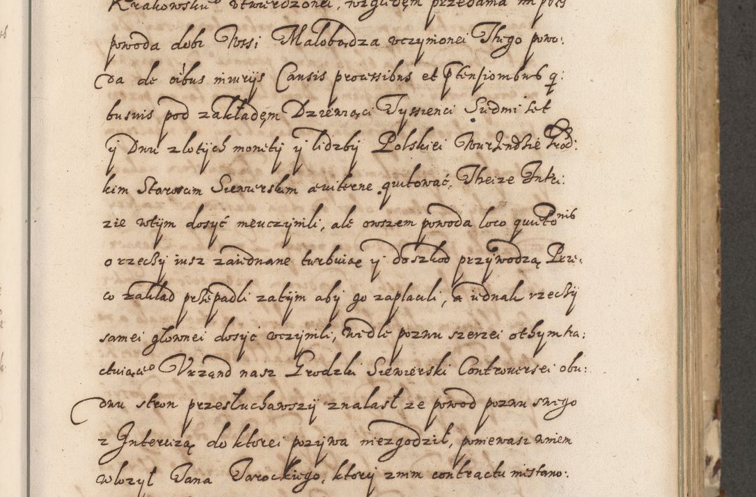 Zdjęcie nr 30 dla obiektu archiwalnego: Acta actorum causarum spiritualium, civilium, criminalium, obligationum, quiettationum, inscriptionum, cessionum, decimarum, testamentorum, Illustrissimi et Reverendissimi Domini Domini Martini Szyszkowski Dei &amp; Apostolicae Sedis gratia Episcopi Cracovienisis Ducis Severiensis in annis 1617, 1618, 1619. Tomus Primus.