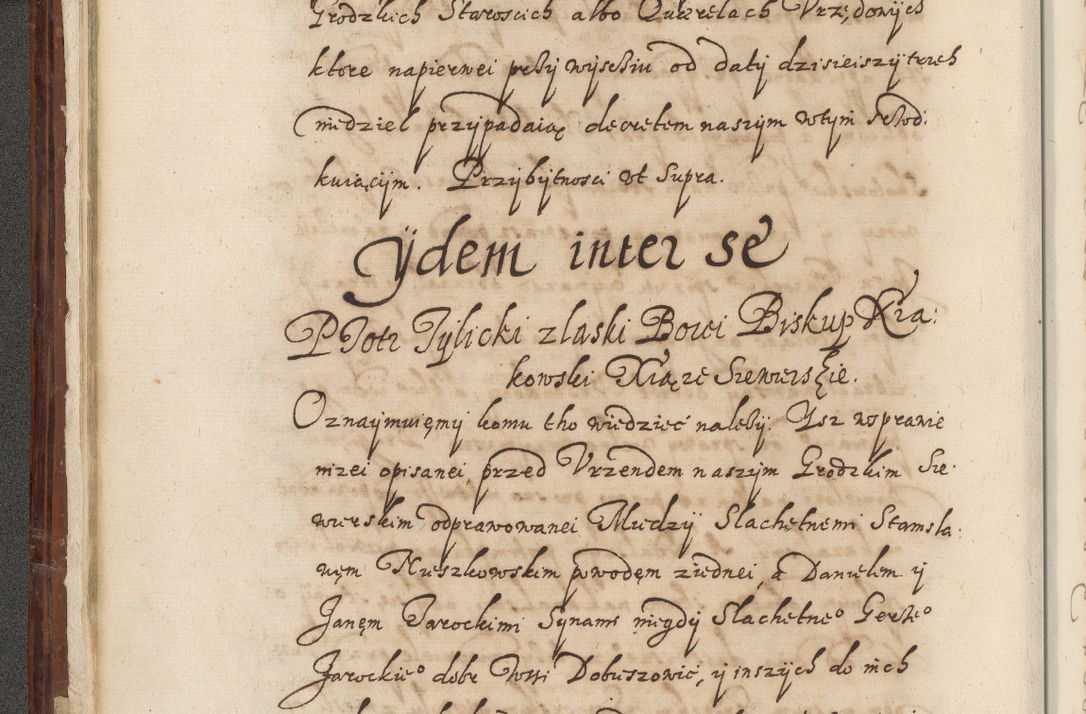 Zdjęcie nr 29 dla obiektu archiwalnego: Acta actorum causarum spiritualium, civilium, criminalium, obligationum, quiettationum, inscriptionum, cessionum, decimarum, testamentorum, Illustrissimi et Reverendissimi Domini Domini Martini Szyszkowski Dei &amp; Apostolicae Sedis gratia Episcopi Cracovienisis Ducis Severiensis in annis 1617, 1618, 1619. Tomus Primus.