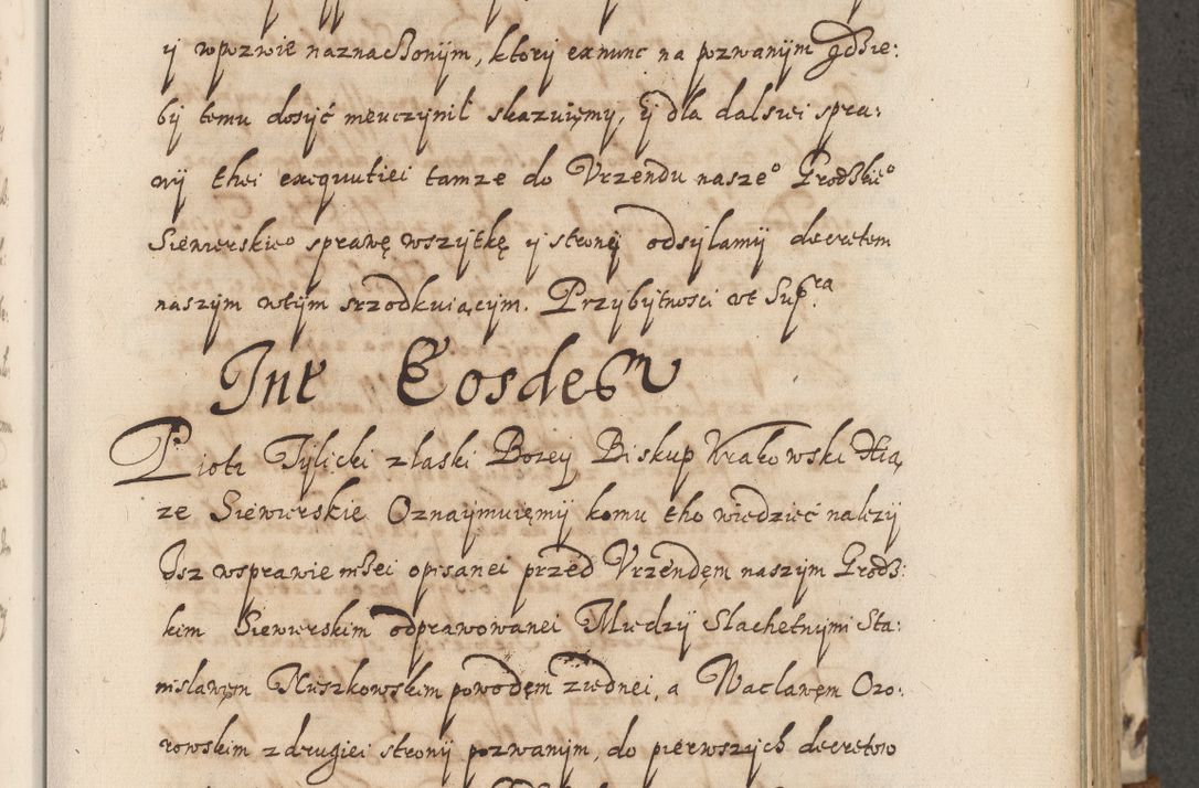 Zdjęcie nr 18 dla obiektu archiwalnego: Acta actorum causarum spiritualium, civilium, criminalium, obligationum, quiettationum, inscriptionum, cessionum, decimarum, testamentorum, Illustrissimi et Reverendissimi Domini Domini Martini Szyszkowski Dei &amp; Apostolicae Sedis gratia Episcopi Cracovienisis Ducis Severiensis in annis 1617, 1618, 1619. Tomus Primus.