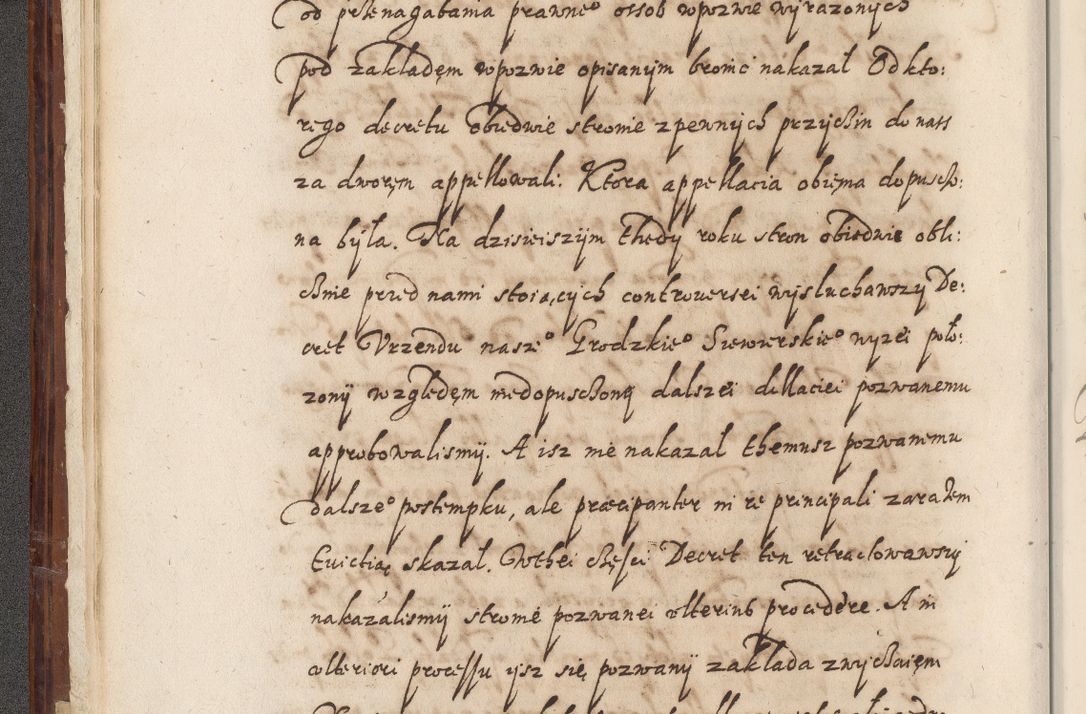 Zdjęcie nr 17 dla obiektu archiwalnego: Acta actorum causarum spiritualium, civilium, criminalium, obligationum, quiettationum, inscriptionum, cessionum, decimarum, testamentorum, Illustrissimi et Reverendissimi Domini Domini Martini Szyszkowski Dei &amp; Apostolicae Sedis gratia Episcopi Cracovienisis Ducis Severiensis in annis 1617, 1618, 1619. Tomus Primus.