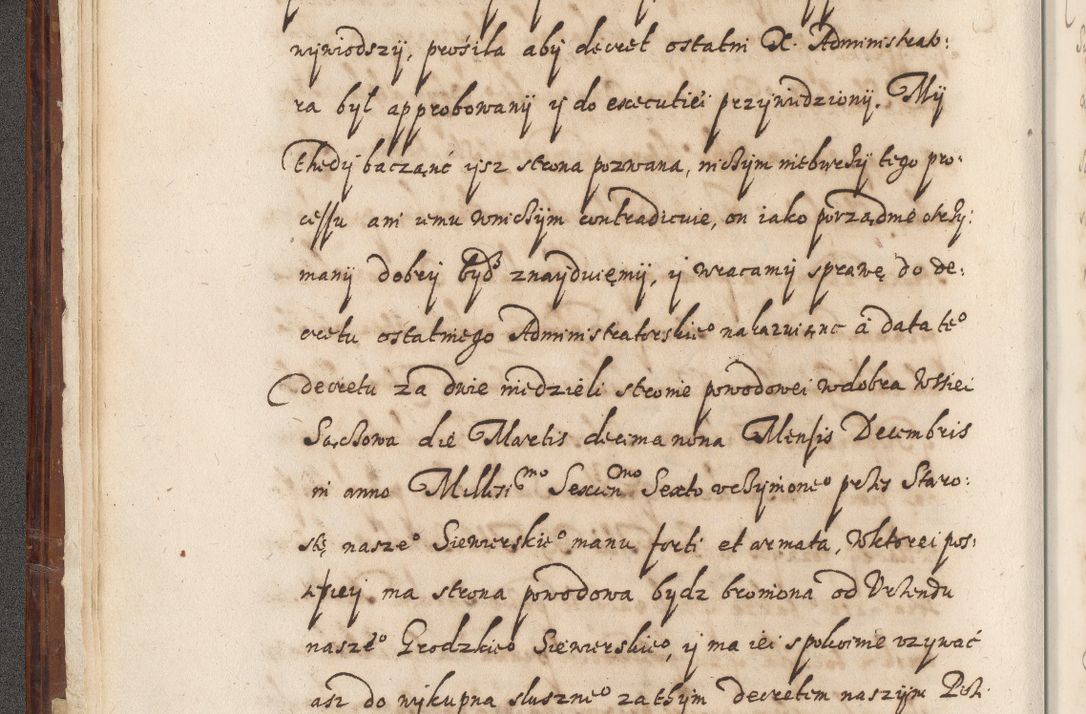 Zdjęcie nr 15 dla obiektu archiwalnego: Acta actorum causarum spiritualium, civilium, criminalium, obligationum, quiettationum, inscriptionum, cessionum, decimarum, testamentorum, Illustrissimi et Reverendissimi Domini Domini Martini Szyszkowski Dei &amp; Apostolicae Sedis gratia Episcopi Cracovienisis Ducis Severiensis in annis 1617, 1618, 1619. Tomus Primus.