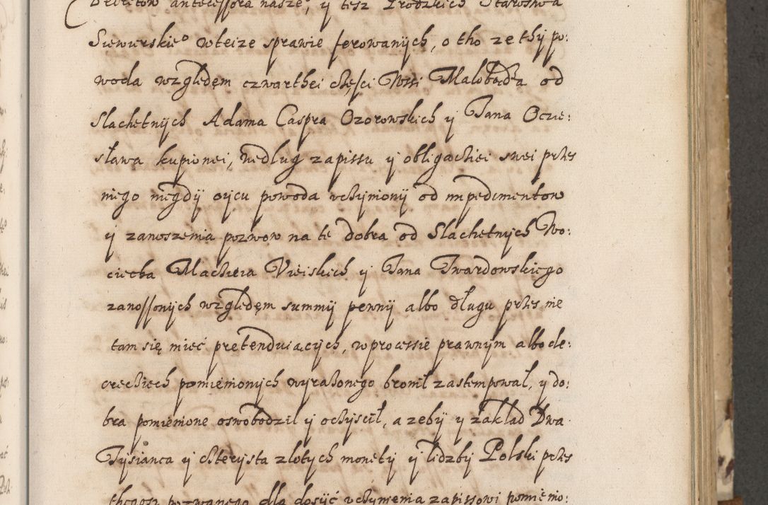 Zdjęcie nr 16 dla obiektu archiwalnego: Acta actorum causarum spiritualium, civilium, criminalium, obligationum, quiettationum, inscriptionum, cessionum, decimarum, testamentorum, Illustrissimi et Reverendissimi Domini Domini Martini Szyszkowski Dei &amp; Apostolicae Sedis gratia Episcopi Cracovienisis Ducis Severiensis in annis 1617, 1618, 1619. Tomus Primus.