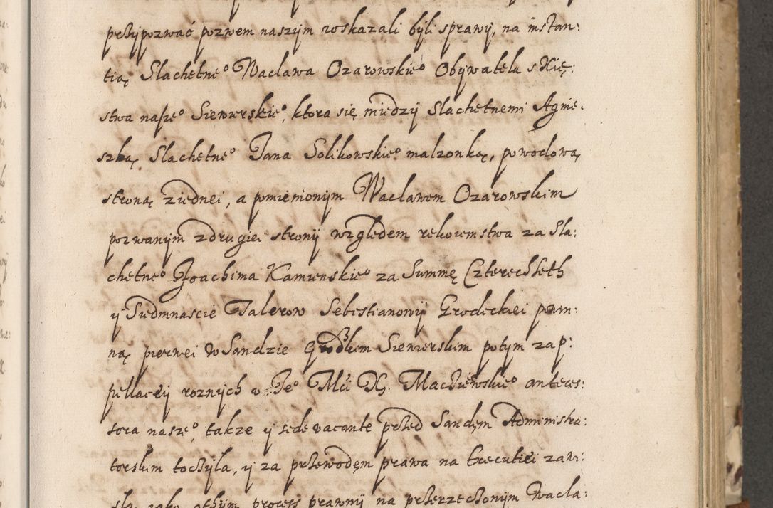 Zdjęcie nr 14 dla obiektu archiwalnego: Acta actorum causarum spiritualium, civilium, criminalium, obligationum, quiettationum, inscriptionum, cessionum, decimarum, testamentorum, Illustrissimi et Reverendissimi Domini Domini Martini Szyszkowski Dei &amp; Apostolicae Sedis gratia Episcopi Cracovienisis Ducis Severiensis in annis 1617, 1618, 1619. Tomus Primus.