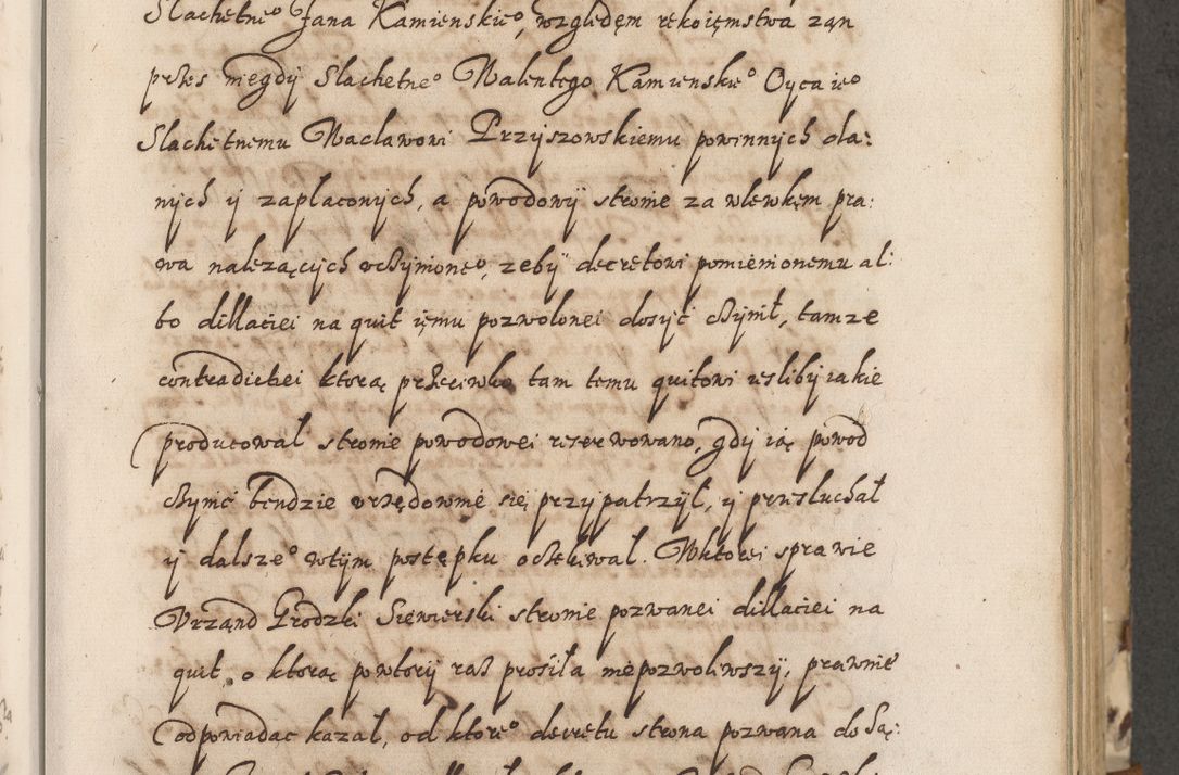 Zdjęcie nr 12 dla obiektu archiwalnego: Acta actorum causarum spiritualium, civilium, criminalium, obligationum, quiettationum, inscriptionum, cessionum, decimarum, testamentorum, Illustrissimi et Reverendissimi Domini Domini Martini Szyszkowski Dei &amp; Apostolicae Sedis gratia Episcopi Cracovienisis Ducis Severiensis in annis 1617, 1618, 1619. Tomus Primus.
