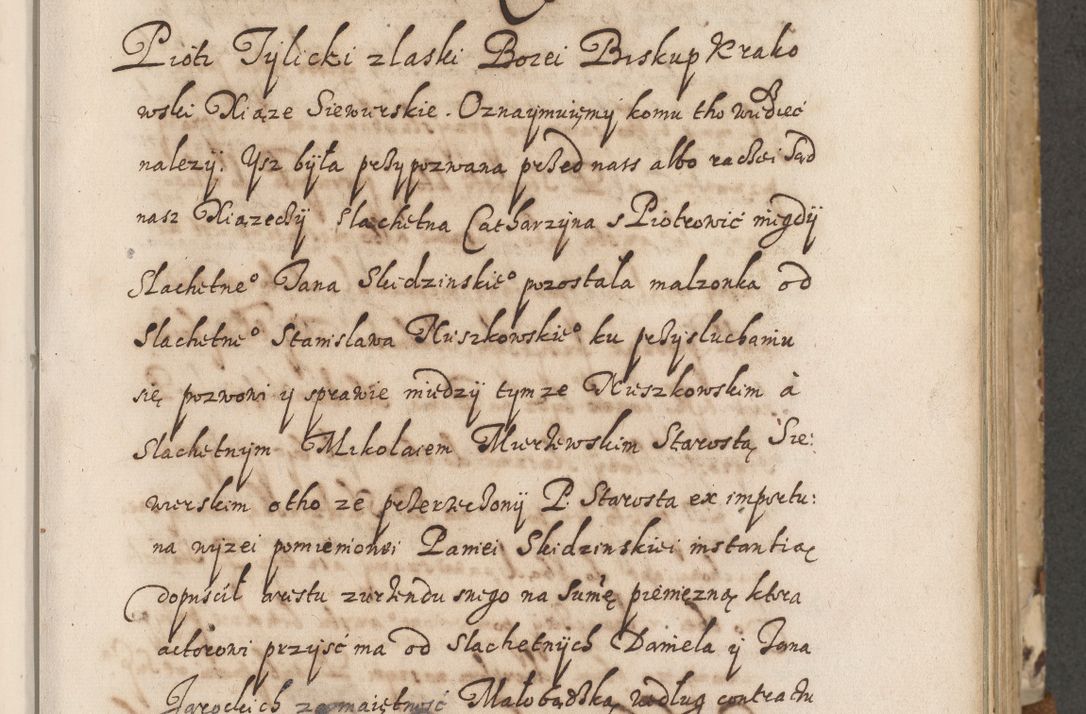 Zdjęcie nr 10 dla obiektu archiwalnego: Acta actorum causarum spiritualium, civilium, criminalium, obligationum, quiettationum, inscriptionum, cessionum, decimarum, testamentorum, Illustrissimi et Reverendissimi Domini Domini Martini Szyszkowski Dei &amp; Apostolicae Sedis gratia Episcopi Cracovienisis Ducis Severiensis in annis 1617, 1618, 1619. Tomus Primus.
