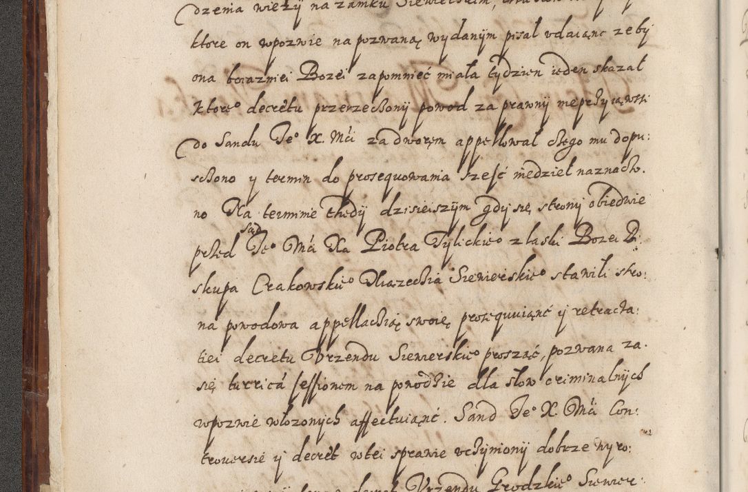 Zdjęcie nr 9 dla obiektu archiwalnego: Acta actorum causarum spiritualium, civilium, criminalium, obligationum, quiettationum, inscriptionum, cessionum, decimarum, testamentorum, Illustrissimi et Reverendissimi Domini Domini Martini Szyszkowski Dei &amp; Apostolicae Sedis gratia Episcopi Cracovienisis Ducis Severiensis in annis 1617, 1618, 1619. Tomus Primus.