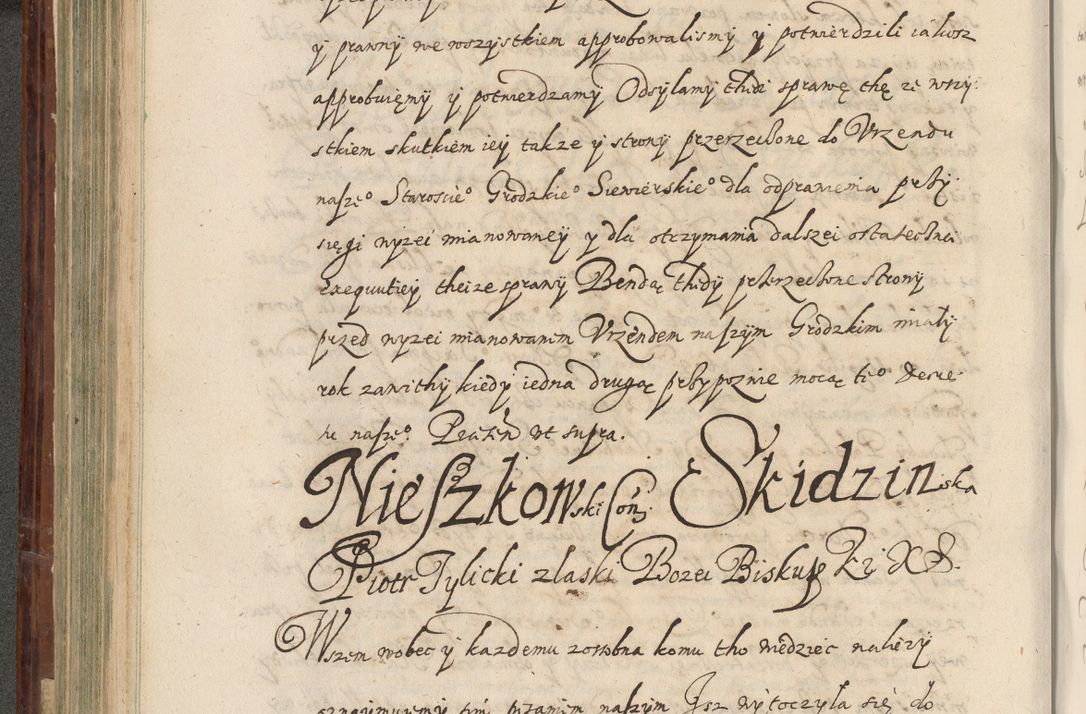 Zdjęcie nr 307 dla obiektu archiwalnego: Acta actorum causarum spiritualium, civilium, criminalium, obligationum, quiettationum, inscriptionum, cessionum, decimarum, testamentorum, Illustrissimi et Reverendissimi Domini Domini Martini Szyszkowski Dei &amp; Apostolicae Sedis gratia Episcopi Cracovienisis Ducis Severiensis in annis 1617, 1618, 1619. Tomus Primus.