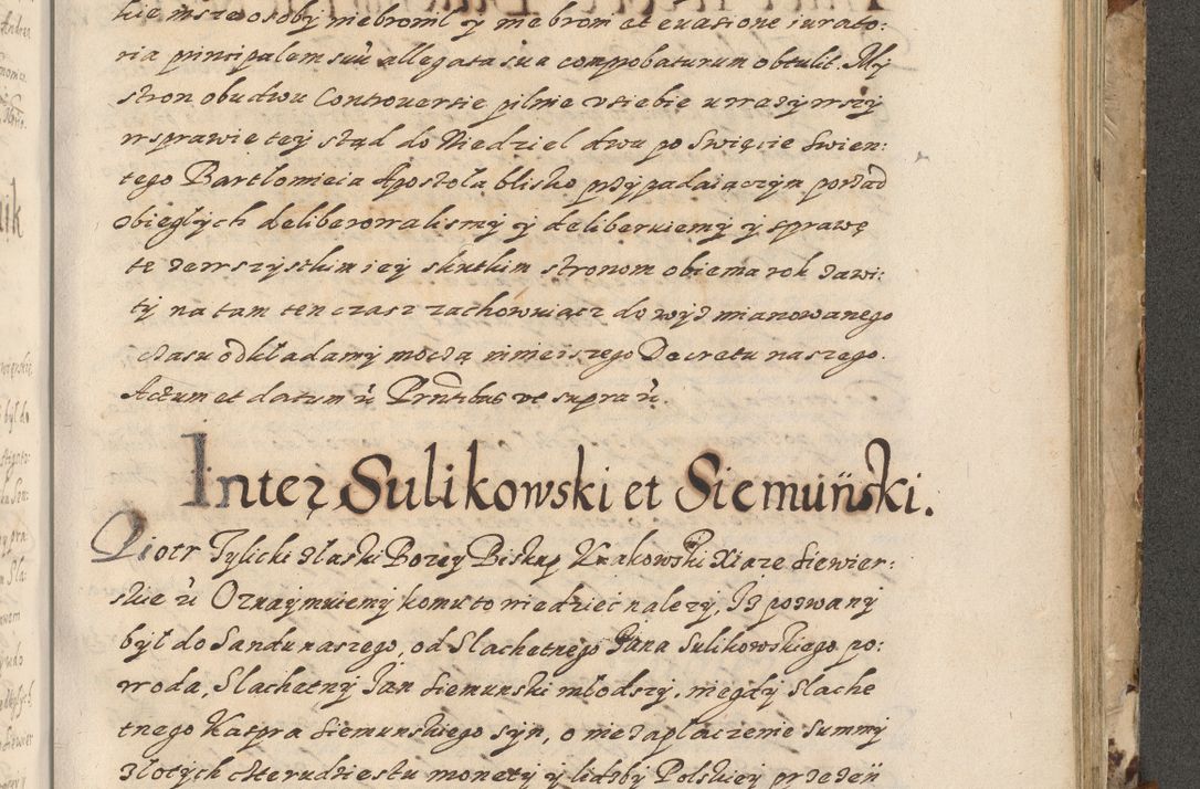 Zdjęcie nr 598 dla obiektu archiwalnego: Acta actorum causarum spiritualium, civilium, criminalium, obligationum, quiettationum, inscriptionum, cessionum, decimarum, testamentorum, Illustrissimi et Reverendissimi Domini Domini Martini Szyszkowski Dei &amp; Apostolicae Sedis gratia Episcopi Cracovienisis Ducis Severiensis in annis 1617, 1618, 1619. Tomus Primus.