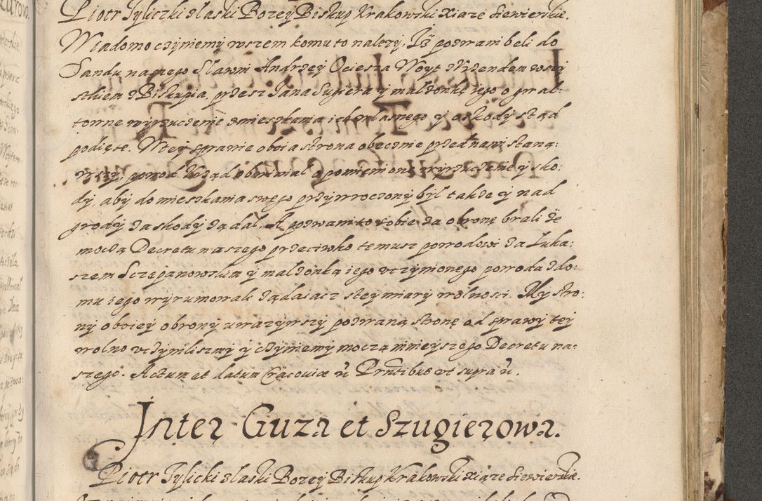 Zdjęcie nr 600 dla obiektu archiwalnego: Acta actorum causarum spiritualium, civilium, criminalium, obligationum, quiettationum, inscriptionum, cessionum, decimarum, testamentorum, Illustrissimi et Reverendissimi Domini Domini Martini Szyszkowski Dei &amp; Apostolicae Sedis gratia Episcopi Cracovienisis Ducis Severiensis in annis 1617, 1618, 1619. Tomus Primus.