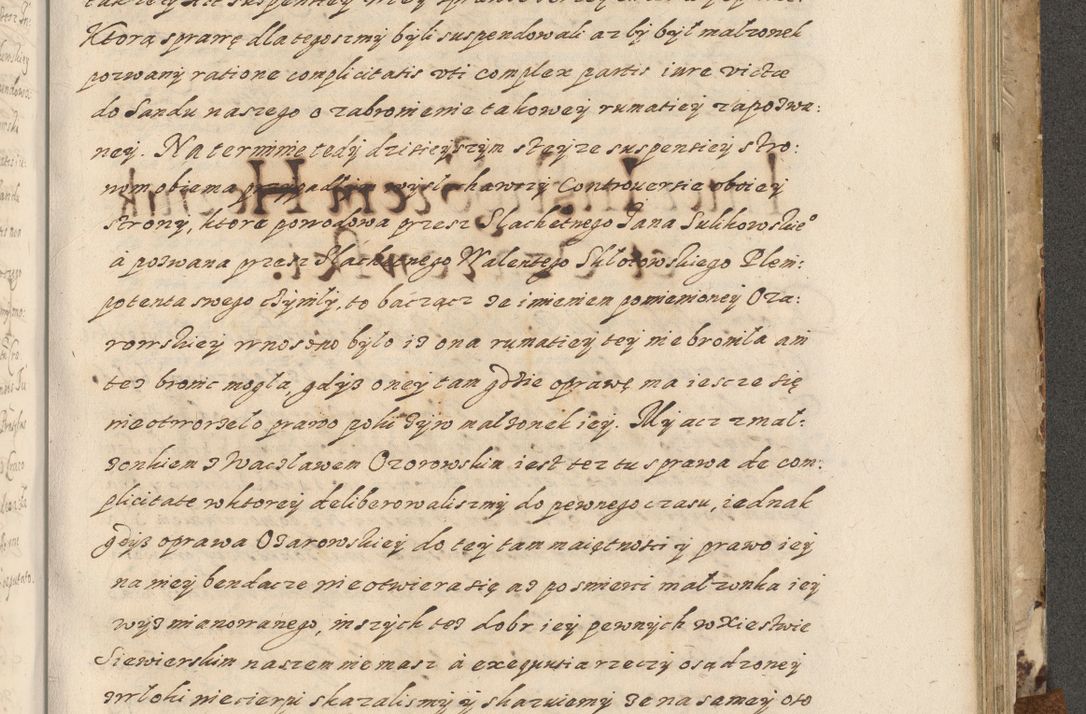 Zdjęcie nr 596 dla obiektu archiwalnego: Acta actorum causarum spiritualium, civilium, criminalium, obligationum, quiettationum, inscriptionum, cessionum, decimarum, testamentorum, Illustrissimi et Reverendissimi Domini Domini Martini Szyszkowski Dei &amp; Apostolicae Sedis gratia Episcopi Cracovienisis Ducis Severiensis in annis 1617, 1618, 1619. Tomus Primus.