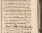 Zdjęcie nr 592 dla obiektu archiwalnego: Acta actorum causarum spiritualium, civilium, criminalium, obligationum, quiettationum, inscriptionum, cessionum, decimarum, testamentorum, Illustrissimi et Reverendissimi Domini Domini Martini Szyszkowski Dei &amp; Apostolicae Sedis gratia Episcopi Cracovienisis Ducis Severiensis in annis 1617, 1618, 1619. Tomus Primus.