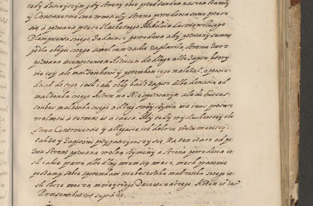 Zdjęcie nr 590 dla obiektu archiwalnego: Acta actorum causarum spiritualium, civilium, criminalium, obligationum, quiettationum, inscriptionum, cessionum, decimarum, testamentorum, Illustrissimi et Reverendissimi Domini Domini Martini Szyszkowski Dei &amp; Apostolicae Sedis gratia Episcopi Cracovienisis Ducis Severiensis in annis 1617, 1618, 1619. Tomus Primus.