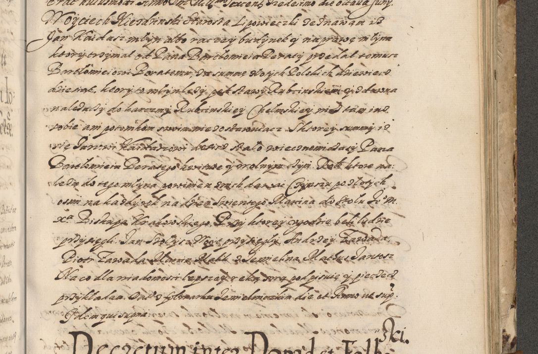 Zdjęcie nr 578 dla obiektu archiwalnego: Acta actorum causarum spiritualium, civilium, criminalium, obligationum, quiettationum, inscriptionum, cessionum, decimarum, testamentorum, Illustrissimi et Reverendissimi Domini Domini Martini Szyszkowski Dei &amp; Apostolicae Sedis gratia Episcopi Cracovienisis Ducis Severiensis in annis 1617, 1618, 1619. Tomus Primus.