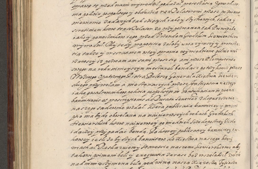 Zdjęcie nr 567 dla obiektu archiwalnego: Acta actorum causarum spiritualium, civilium, criminalium, obligationum, quiettationum, inscriptionum, cessionum, decimarum, testamentorum, Illustrissimi et Reverendissimi Domini Domini Martini Szyszkowski Dei &amp; Apostolicae Sedis gratia Episcopi Cracovienisis Ducis Severiensis in annis 1617, 1618, 1619. Tomus Primus.
