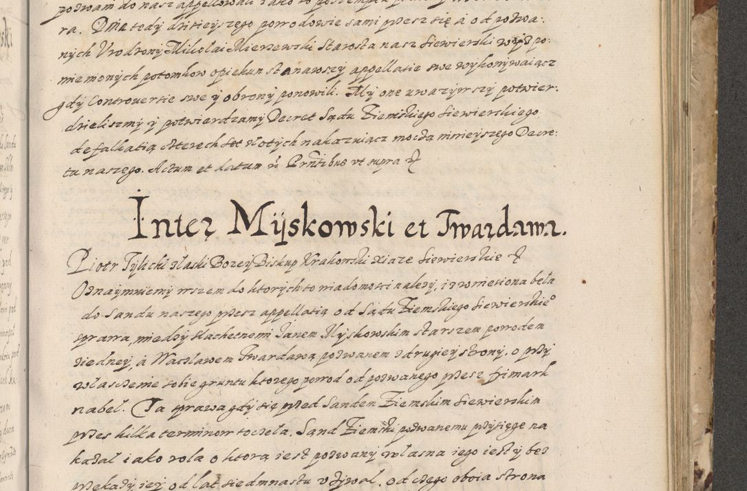 Zdjęcie nr 562 dla obiektu archiwalnego: Acta actorum causarum spiritualium, civilium, criminalium, obligationum, quiettationum, inscriptionum, cessionum, decimarum, testamentorum, Illustrissimi et Reverendissimi Domini Domini Martini Szyszkowski Dei &amp; Apostolicae Sedis gratia Episcopi Cracovienisis Ducis Severiensis in annis 1617, 1618, 1619. Tomus Primus.