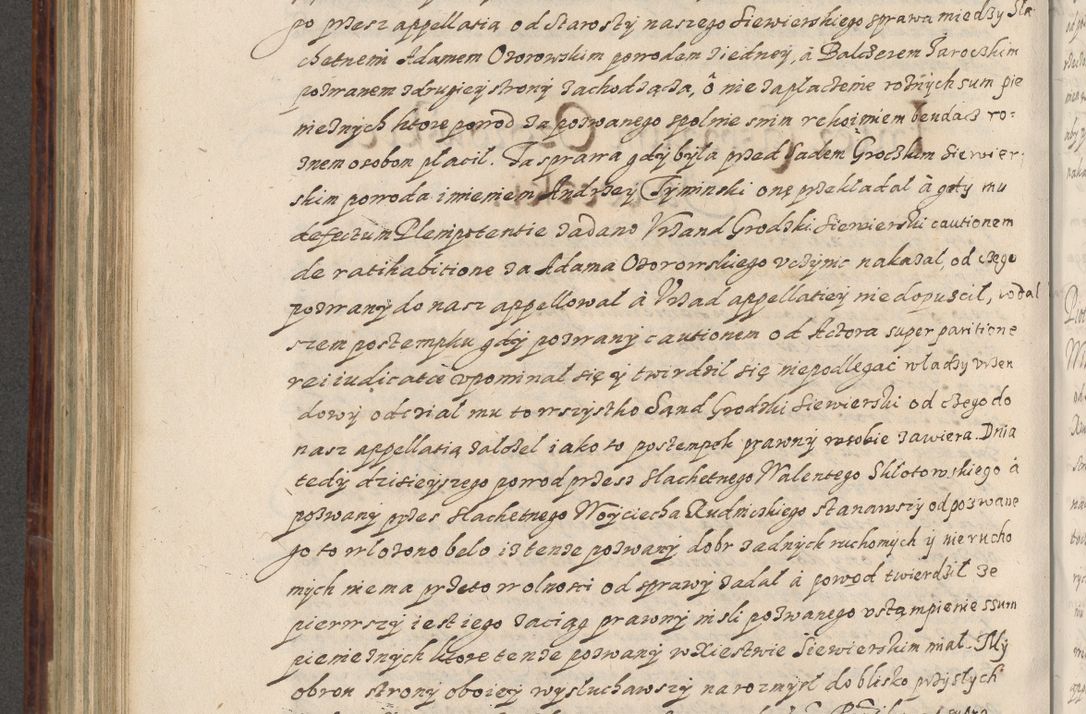 Zdjęcie nr 557 dla obiektu archiwalnego: Acta actorum causarum spiritualium, civilium, criminalium, obligationum, quiettationum, inscriptionum, cessionum, decimarum, testamentorum, Illustrissimi et Reverendissimi Domini Domini Martini Szyszkowski Dei &amp; Apostolicae Sedis gratia Episcopi Cracovienisis Ducis Severiensis in annis 1617, 1618, 1619. Tomus Primus.