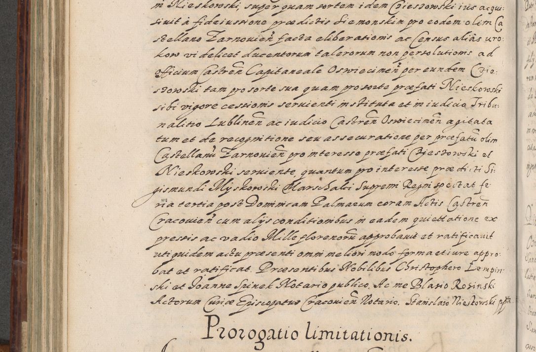 Zdjęcie nr 527 dla obiektu archiwalnego: Acta actorum causarum spiritualium, civilium, criminalium, obligationum, quiettationum, inscriptionum, cessionum, decimarum, testamentorum, Illustrissimi et Reverendissimi Domini Domini Martini Szyszkowski Dei &amp; Apostolicae Sedis gratia Episcopi Cracovienisis Ducis Severiensis in annis 1617, 1618, 1619. Tomus Primus.