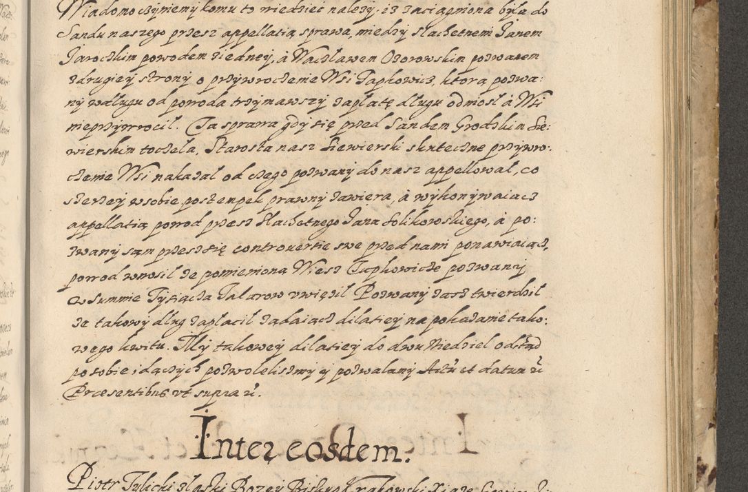 Zdjęcie nr 522 dla obiektu archiwalnego: Acta actorum causarum spiritualium, civilium, criminalium, obligationum, quiettationum, inscriptionum, cessionum, decimarum, testamentorum, Illustrissimi et Reverendissimi Domini Domini Martini Szyszkowski Dei &amp; Apostolicae Sedis gratia Episcopi Cracovienisis Ducis Severiensis in annis 1617, 1618, 1619. Tomus Primus.
