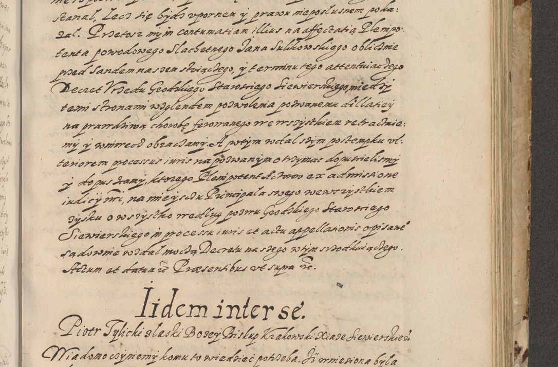 Zdjęcie nr 508 dla obiektu archiwalnego: Acta actorum causarum spiritualium, civilium, criminalium, obligationum, quiettationum, inscriptionum, cessionum, decimarum, testamentorum, Illustrissimi et Reverendissimi Domini Domini Martini Szyszkowski Dei &amp; Apostolicae Sedis gratia Episcopi Cracovienisis Ducis Severiensis in annis 1617, 1618, 1619. Tomus Primus.