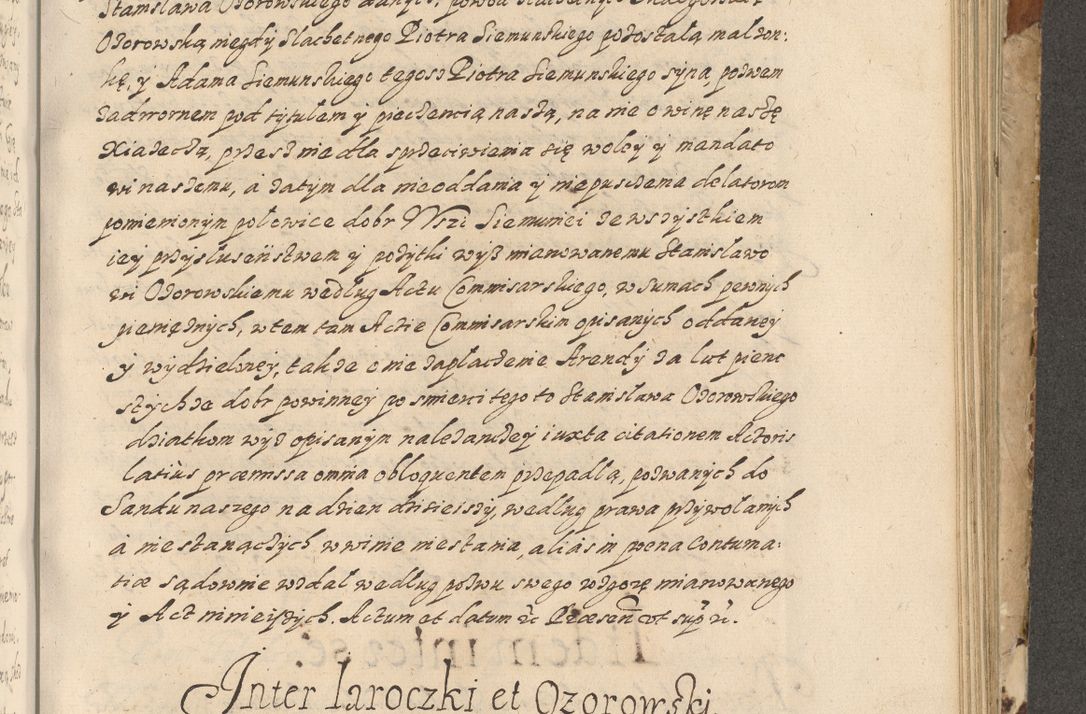 Zdjęcie nr 506 dla obiektu archiwalnego: Acta actorum causarum spiritualium, civilium, criminalium, obligationum, quiettationum, inscriptionum, cessionum, decimarum, testamentorum, Illustrissimi et Reverendissimi Domini Domini Martini Szyszkowski Dei &amp; Apostolicae Sedis gratia Episcopi Cracovienisis Ducis Severiensis in annis 1617, 1618, 1619. Tomus Primus.