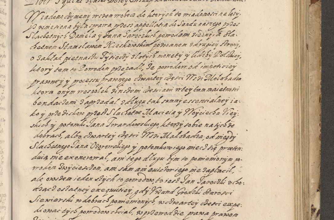 Zdjęcie nr 498 dla obiektu archiwalnego: Acta actorum causarum spiritualium, civilium, criminalium, obligationum, quiettationum, inscriptionum, cessionum, decimarum, testamentorum, Illustrissimi et Reverendissimi Domini Domini Martini Szyszkowski Dei &amp; Apostolicae Sedis gratia Episcopi Cracovienisis Ducis Severiensis in annis 1617, 1618, 1619. Tomus Primus.