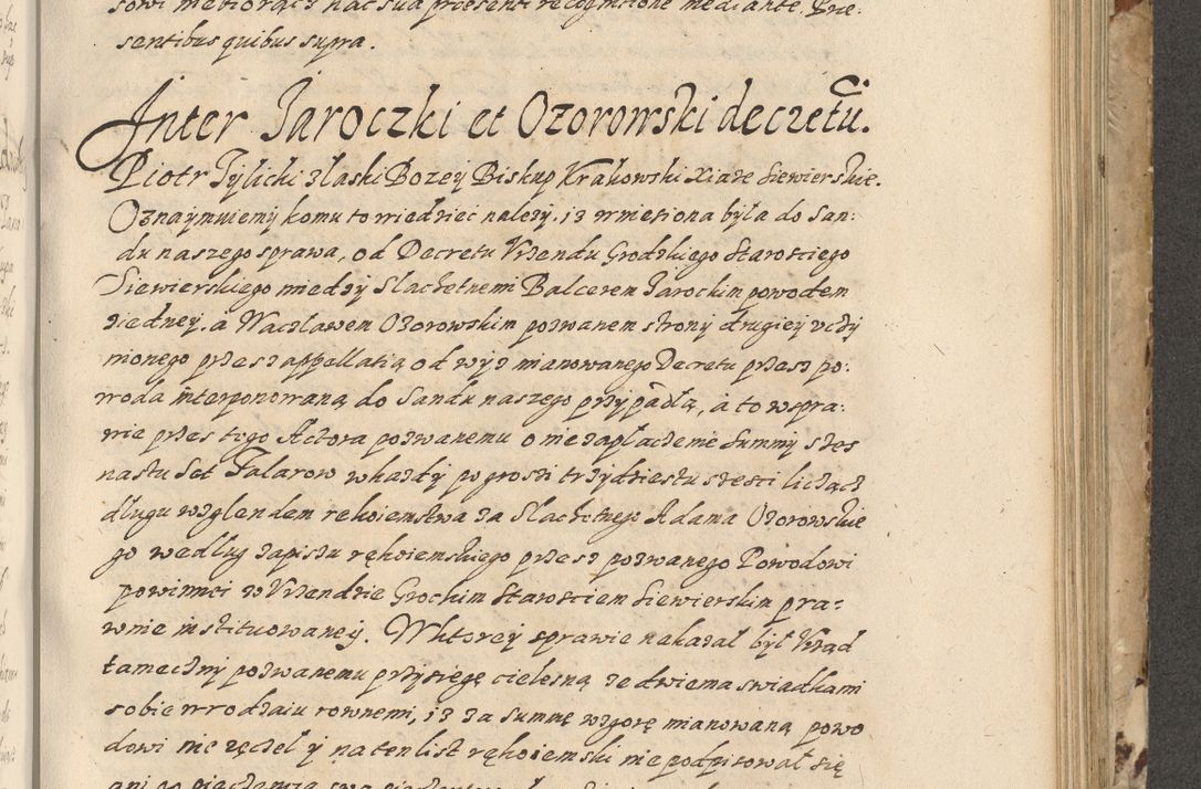 Zdjęcie nr 496 dla obiektu archiwalnego: Acta actorum causarum spiritualium, civilium, criminalium, obligationum, quiettationum, inscriptionum, cessionum, decimarum, testamentorum, Illustrissimi et Reverendissimi Domini Domini Martini Szyszkowski Dei &amp; Apostolicae Sedis gratia Episcopi Cracovienisis Ducis Severiensis in annis 1617, 1618, 1619. Tomus Primus.