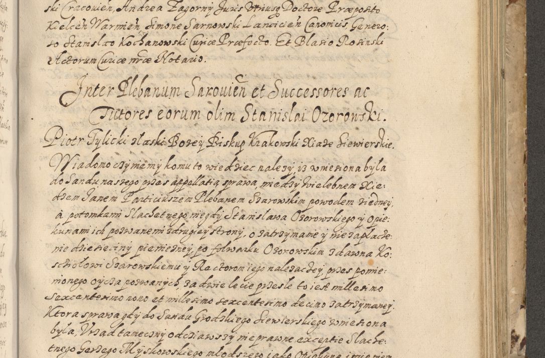 Zdjęcie nr 486 dla obiektu archiwalnego: Acta actorum causarum spiritualium, civilium, criminalium, obligationum, quiettationum, inscriptionum, cessionum, decimarum, testamentorum, Illustrissimi et Reverendissimi Domini Domini Martini Szyszkowski Dei &amp; Apostolicae Sedis gratia Episcopi Cracovienisis Ducis Severiensis in annis 1617, 1618, 1619. Tomus Primus.