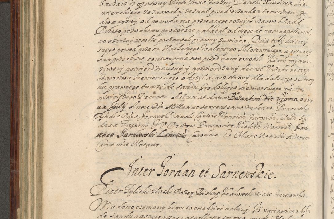 Zdjęcie nr 481 dla obiektu archiwalnego: Acta actorum causarum spiritualium, civilium, criminalium, obligationum, quiettationum, inscriptionum, cessionum, decimarum, testamentorum, Illustrissimi et Reverendissimi Domini Domini Martini Szyszkowski Dei &amp; Apostolicae Sedis gratia Episcopi Cracovienisis Ducis Severiensis in annis 1617, 1618, 1619. Tomus Primus.