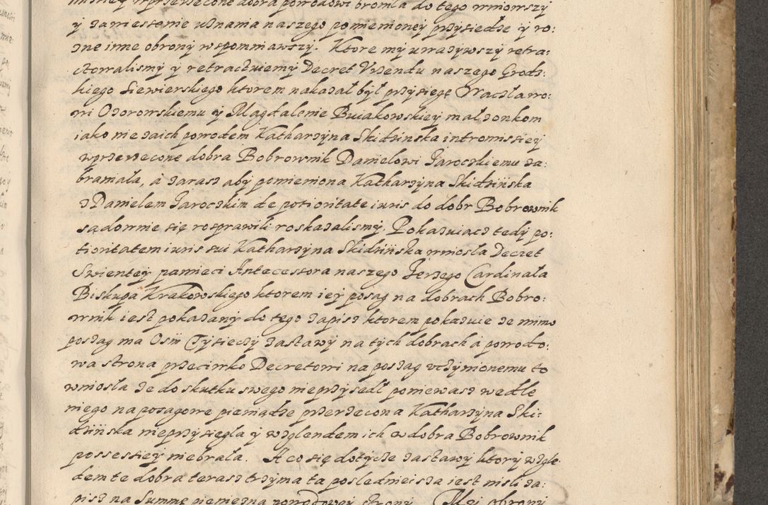 Zdjęcie nr 474 dla obiektu archiwalnego: Acta actorum causarum spiritualium, civilium, criminalium, obligationum, quiettationum, inscriptionum, cessionum, decimarum, testamentorum, Illustrissimi et Reverendissimi Domini Domini Martini Szyszkowski Dei &amp; Apostolicae Sedis gratia Episcopi Cracovienisis Ducis Severiensis in annis 1617, 1618, 1619. Tomus Primus.