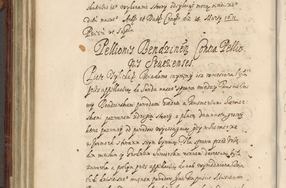 Zdjęcie nr 469 dla obiektu archiwalnego: Acta actorum causarum spiritualium, civilium, criminalium, obligationum, quiettationum, inscriptionum, cessionum, decimarum, testamentorum, Illustrissimi et Reverendissimi Domini Domini Martini Szyszkowski Dei &amp; Apostolicae Sedis gratia Episcopi Cracovienisis Ducis Severiensis in annis 1617, 1618, 1619. Tomus Primus.
