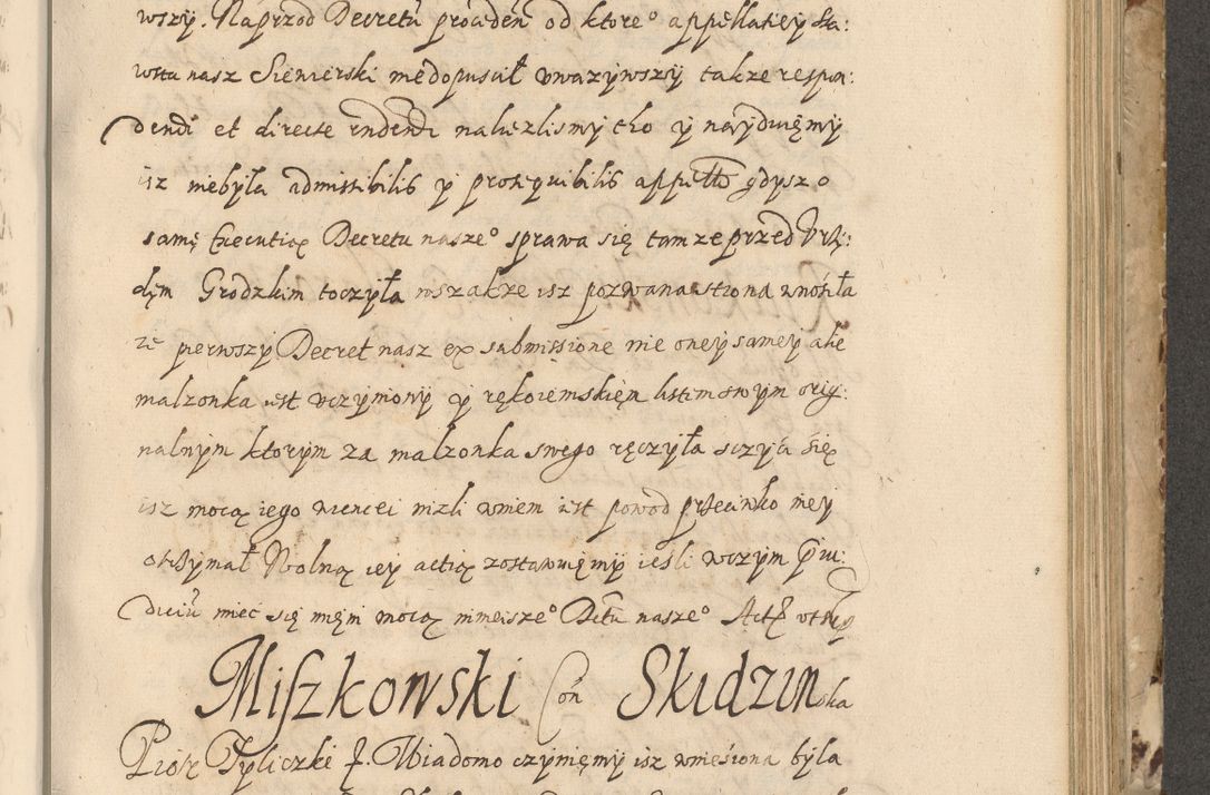 Zdjęcie nr 464 dla obiektu archiwalnego: Acta actorum causarum spiritualium, civilium, criminalium, obligationum, quiettationum, inscriptionum, cessionum, decimarum, testamentorum, Illustrissimi et Reverendissimi Domini Domini Martini Szyszkowski Dei &amp; Apostolicae Sedis gratia Episcopi Cracovienisis Ducis Severiensis in annis 1617, 1618, 1619. Tomus Primus.