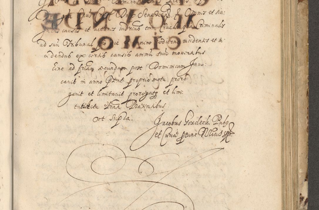 Zdjęcie nr 454 dla obiektu archiwalnego: Acta actorum causarum spiritualium, civilium, criminalium, obligationum, quiettationum, inscriptionum, cessionum, decimarum, testamentorum, Illustrissimi et Reverendissimi Domini Domini Martini Szyszkowski Dei &amp; Apostolicae Sedis gratia Episcopi Cracovienisis Ducis Severiensis in annis 1617, 1618, 1619. Tomus Primus.