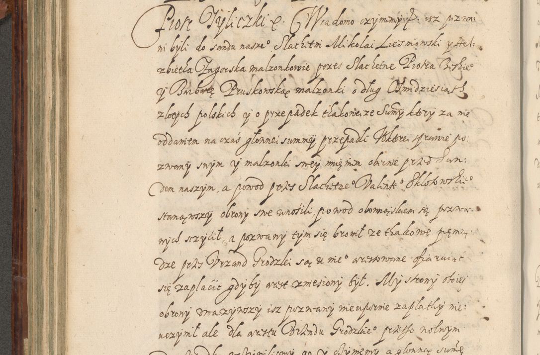 Zdjęcie nr 451 dla obiektu archiwalnego: Acta actorum causarum spiritualium, civilium, criminalium, obligationum, quiettationum, inscriptionum, cessionum, decimarum, testamentorum, Illustrissimi et Reverendissimi Domini Domini Martini Szyszkowski Dei &amp; Apostolicae Sedis gratia Episcopi Cracovienisis Ducis Severiensis in annis 1617, 1618, 1619. Tomus Primus.