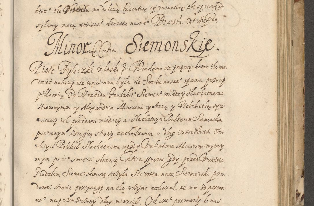 Zdjęcie nr 450 dla obiektu archiwalnego: Acta actorum causarum spiritualium, civilium, criminalium, obligationum, quiettationum, inscriptionum, cessionum, decimarum, testamentorum, Illustrissimi et Reverendissimi Domini Domini Martini Szyszkowski Dei &amp; Apostolicae Sedis gratia Episcopi Cracovienisis Ducis Severiensis in annis 1617, 1618, 1619. Tomus Primus.