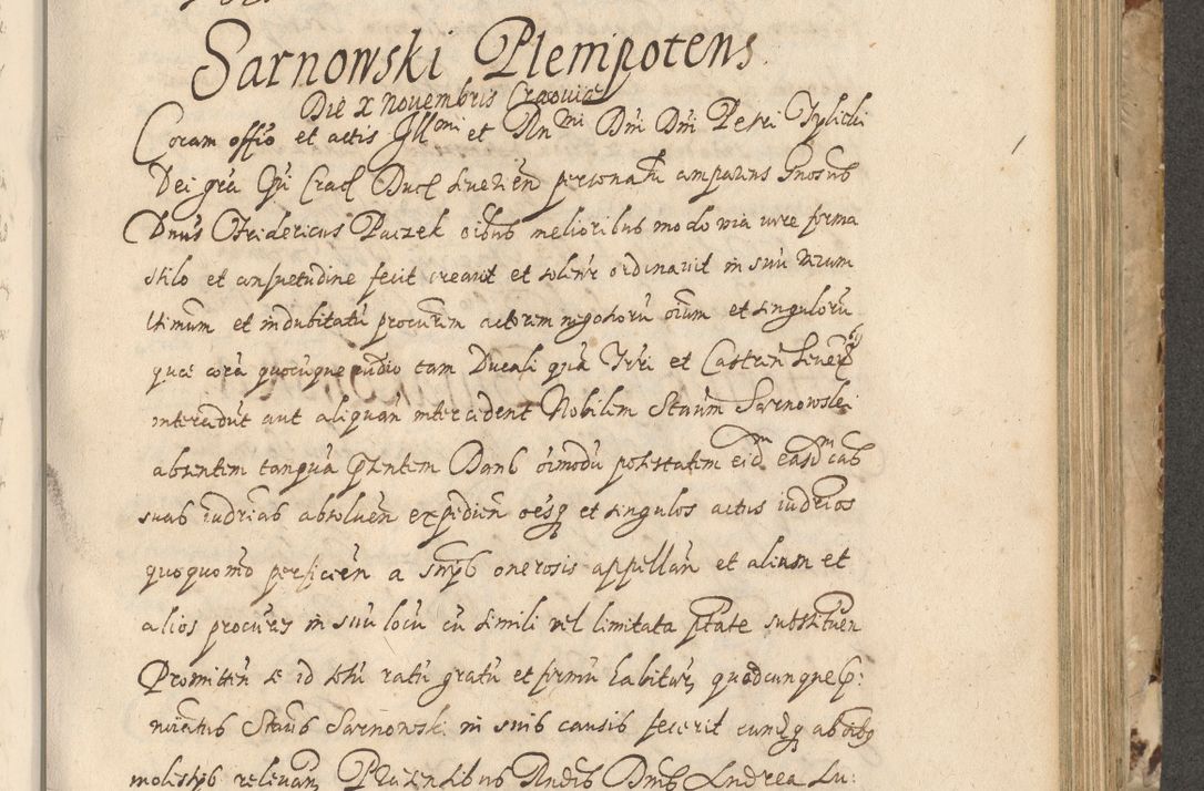 Zdjęcie nr 446 dla obiektu archiwalnego: Acta actorum causarum spiritualium, civilium, criminalium, obligationum, quiettationum, inscriptionum, cessionum, decimarum, testamentorum, Illustrissimi et Reverendissimi Domini Domini Martini Szyszkowski Dei &amp; Apostolicae Sedis gratia Episcopi Cracovienisis Ducis Severiensis in annis 1617, 1618, 1619. Tomus Primus.