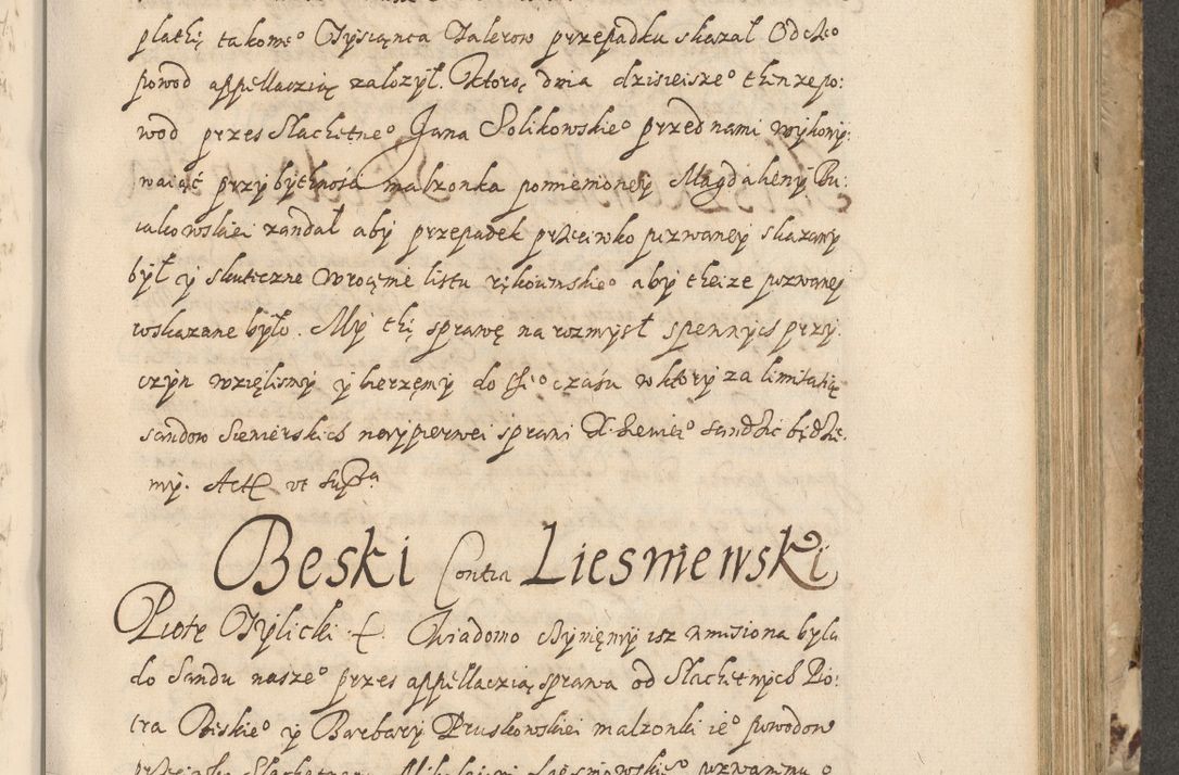 Zdjęcie nr 442 dla obiektu archiwalnego: Acta actorum causarum spiritualium, civilium, criminalium, obligationum, quiettationum, inscriptionum, cessionum, decimarum, testamentorum, Illustrissimi et Reverendissimi Domini Domini Martini Szyszkowski Dei &amp; Apostolicae Sedis gratia Episcopi Cracovienisis Ducis Severiensis in annis 1617, 1618, 1619. Tomus Primus.