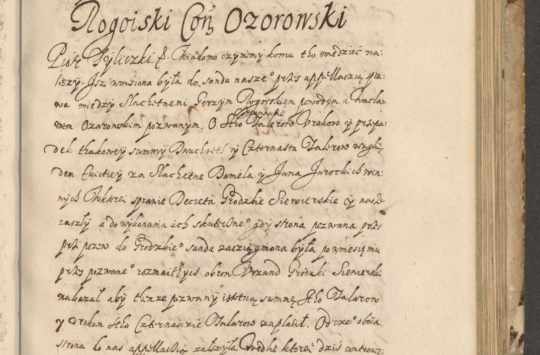 Zdjęcie nr 438 dla obiektu archiwalnego: Acta actorum causarum spiritualium, civilium, criminalium, obligationum, quiettationum, inscriptionum, cessionum, decimarum, testamentorum, Illustrissimi et Reverendissimi Domini Domini Martini Szyszkowski Dei &amp; Apostolicae Sedis gratia Episcopi Cracovienisis Ducis Severiensis in annis 1617, 1618, 1619. Tomus Primus.