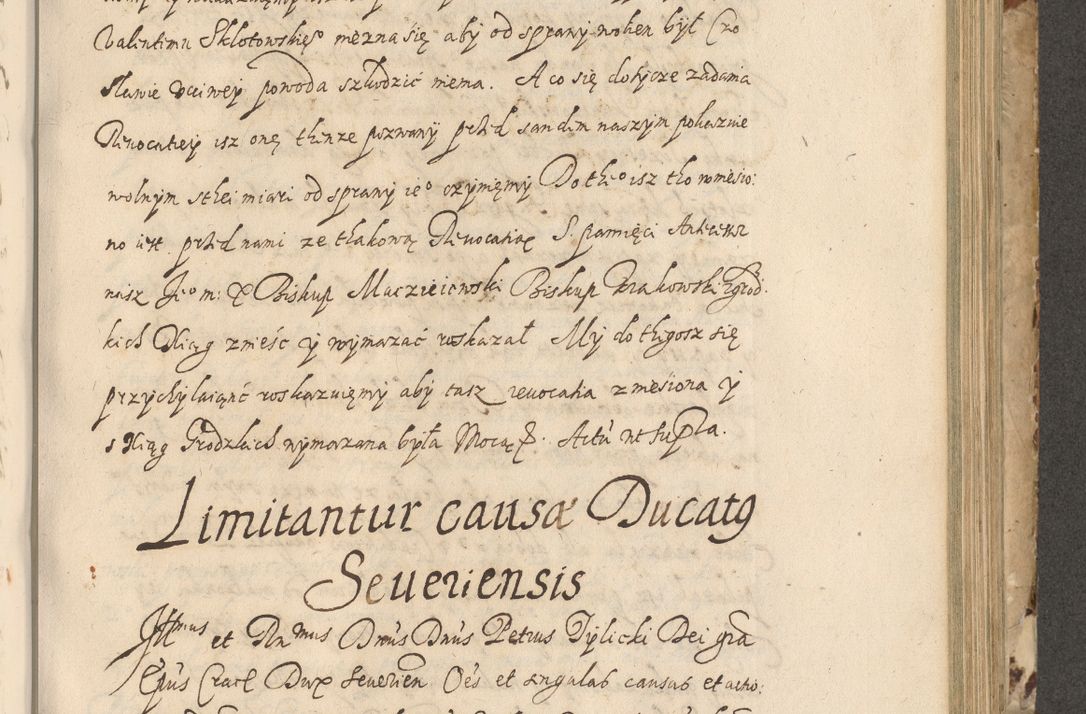 Zdjęcie nr 426 dla obiektu archiwalnego: Acta actorum causarum spiritualium, civilium, criminalium, obligationum, quiettationum, inscriptionum, cessionum, decimarum, testamentorum, Illustrissimi et Reverendissimi Domini Domini Martini Szyszkowski Dei &amp; Apostolicae Sedis gratia Episcopi Cracovienisis Ducis Severiensis in annis 1617, 1618, 1619. Tomus Primus.