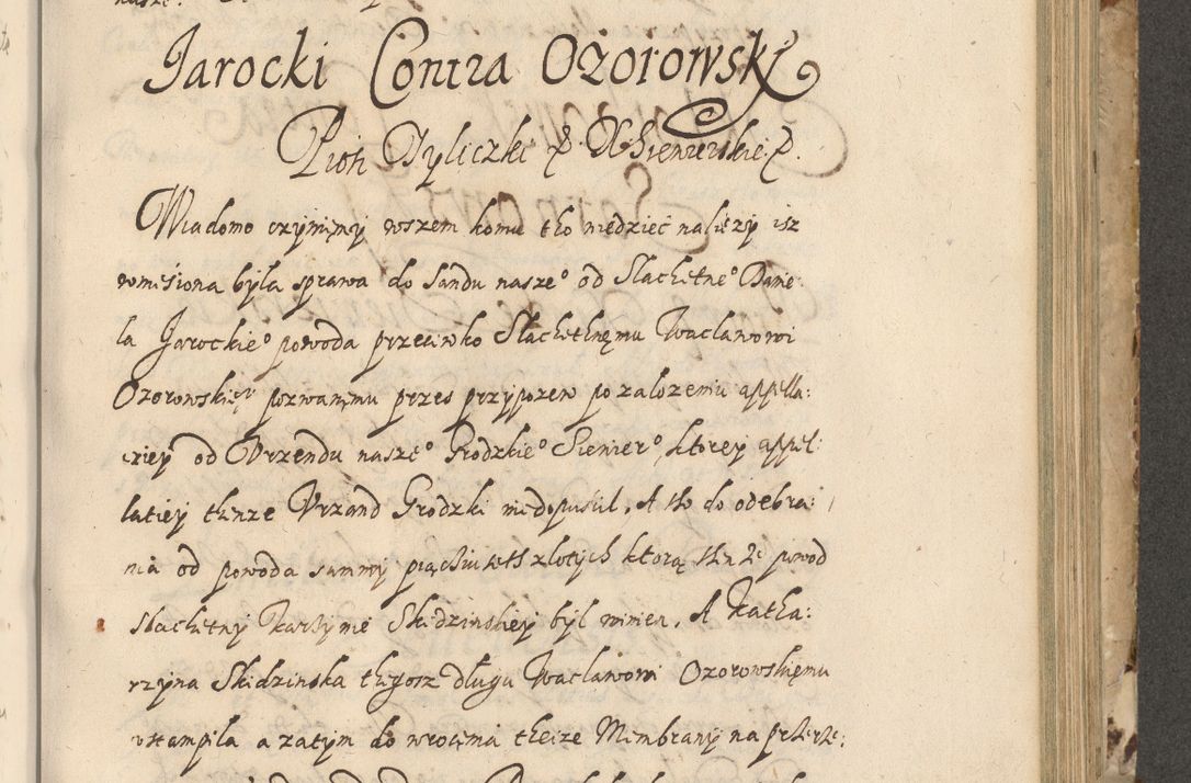 Zdjęcie nr 424 dla obiektu archiwalnego: Acta actorum causarum spiritualium, civilium, criminalium, obligationum, quiettationum, inscriptionum, cessionum, decimarum, testamentorum, Illustrissimi et Reverendissimi Domini Domini Martini Szyszkowski Dei &amp; Apostolicae Sedis gratia Episcopi Cracovienisis Ducis Severiensis in annis 1617, 1618, 1619. Tomus Primus.