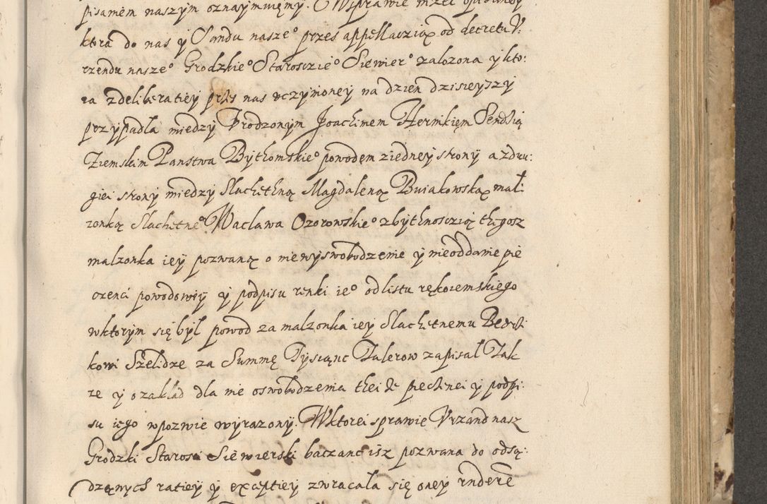 Zdjęcie nr 418 dla obiektu archiwalnego: Acta actorum causarum spiritualium, civilium, criminalium, obligationum, quiettationum, inscriptionum, cessionum, decimarum, testamentorum, Illustrissimi et Reverendissimi Domini Domini Martini Szyszkowski Dei &amp; Apostolicae Sedis gratia Episcopi Cracovienisis Ducis Severiensis in annis 1617, 1618, 1619. Tomus Primus.