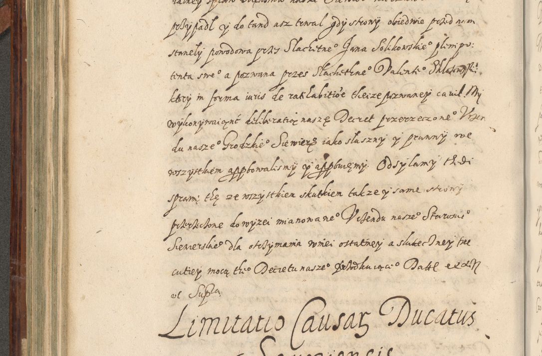 Zdjęcie nr 419 dla obiektu archiwalnego: Acta actorum causarum spiritualium, civilium, criminalium, obligationum, quiettationum, inscriptionum, cessionum, decimarum, testamentorum, Illustrissimi et Reverendissimi Domini Domini Martini Szyszkowski Dei &amp; Apostolicae Sedis gratia Episcopi Cracovienisis Ducis Severiensis in annis 1617, 1618, 1619. Tomus Primus.