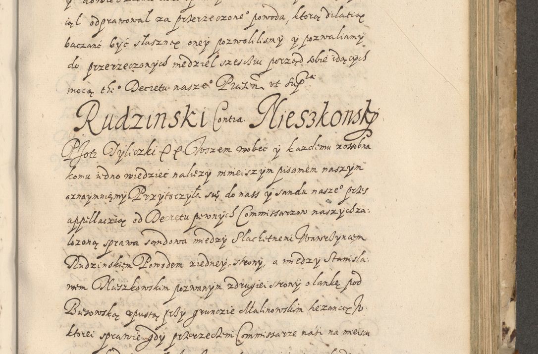 Zdjęcie nr 410 dla obiektu archiwalnego: Acta actorum causarum spiritualium, civilium, criminalium, obligationum, quiettationum, inscriptionum, cessionum, decimarum, testamentorum, Illustrissimi et Reverendissimi Domini Domini Martini Szyszkowski Dei &amp; Apostolicae Sedis gratia Episcopi Cracovienisis Ducis Severiensis in annis 1617, 1618, 1619. Tomus Primus.