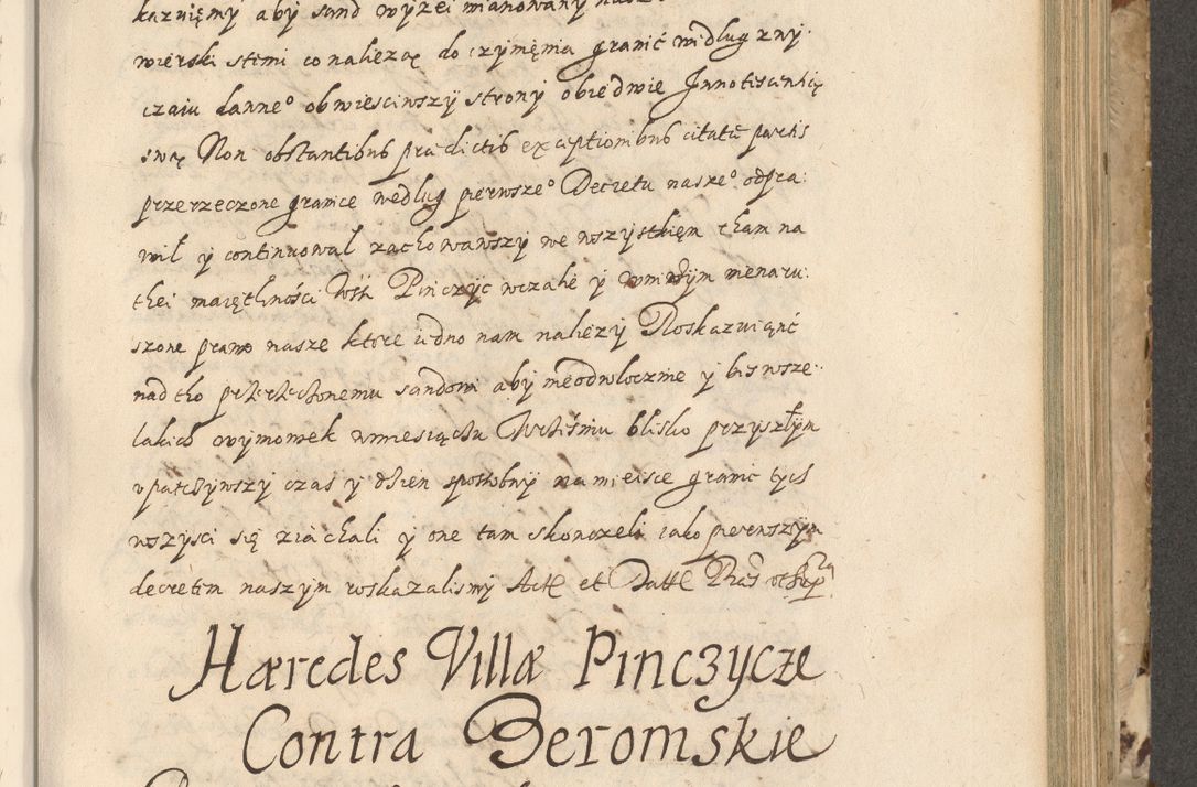 Zdjęcie nr 398 dla obiektu archiwalnego: Acta actorum causarum spiritualium, civilium, criminalium, obligationum, quiettationum, inscriptionum, cessionum, decimarum, testamentorum, Illustrissimi et Reverendissimi Domini Domini Martini Szyszkowski Dei &amp; Apostolicae Sedis gratia Episcopi Cracovienisis Ducis Severiensis in annis 1617, 1618, 1619. Tomus Primus.