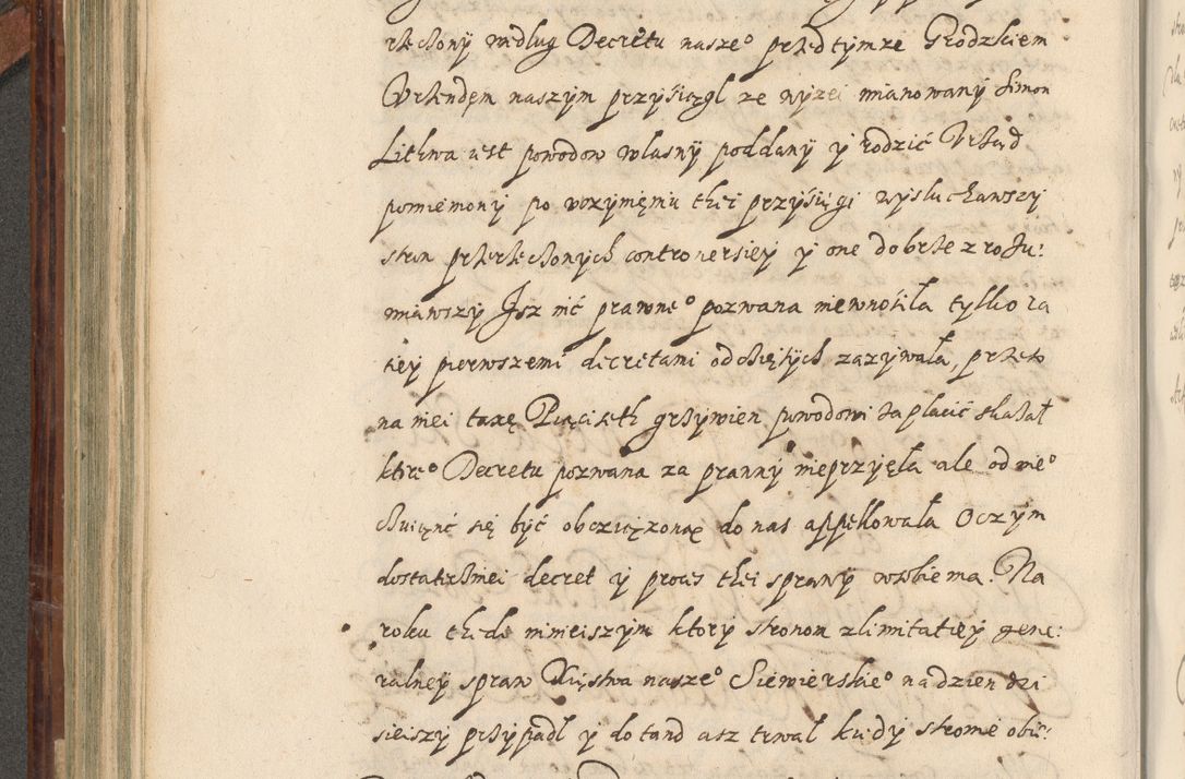 Zdjęcie nr 393 dla obiektu archiwalnego: Acta actorum causarum spiritualium, civilium, criminalium, obligationum, quiettationum, inscriptionum, cessionum, decimarum, testamentorum, Illustrissimi et Reverendissimi Domini Domini Martini Szyszkowski Dei &amp; Apostolicae Sedis gratia Episcopi Cracovienisis Ducis Severiensis in annis 1617, 1618, 1619. Tomus Primus.
