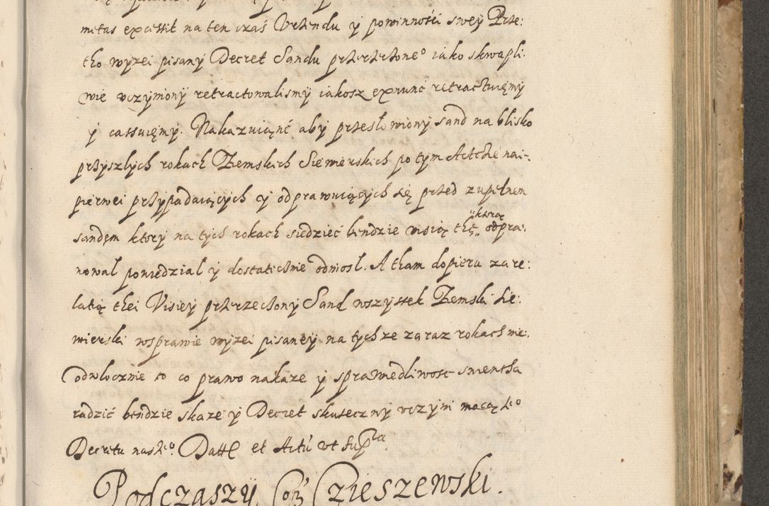 Zdjęcie nr 390 dla obiektu archiwalnego: Acta actorum causarum spiritualium, civilium, criminalium, obligationum, quiettationum, inscriptionum, cessionum, decimarum, testamentorum, Illustrissimi et Reverendissimi Domini Domini Martini Szyszkowski Dei &amp; Apostolicae Sedis gratia Episcopi Cracovienisis Ducis Severiensis in annis 1617, 1618, 1619. Tomus Primus.