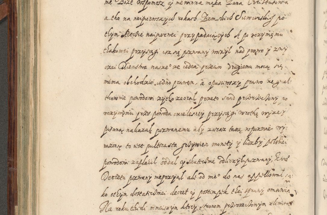 Zdjęcie nr 389 dla obiektu archiwalnego: Acta actorum causarum spiritualium, civilium, criminalium, obligationum, quiettationum, inscriptionum, cessionum, decimarum, testamentorum, Illustrissimi et Reverendissimi Domini Domini Martini Szyszkowski Dei &amp; Apostolicae Sedis gratia Episcopi Cracovienisis Ducis Severiensis in annis 1617, 1618, 1619. Tomus Primus.