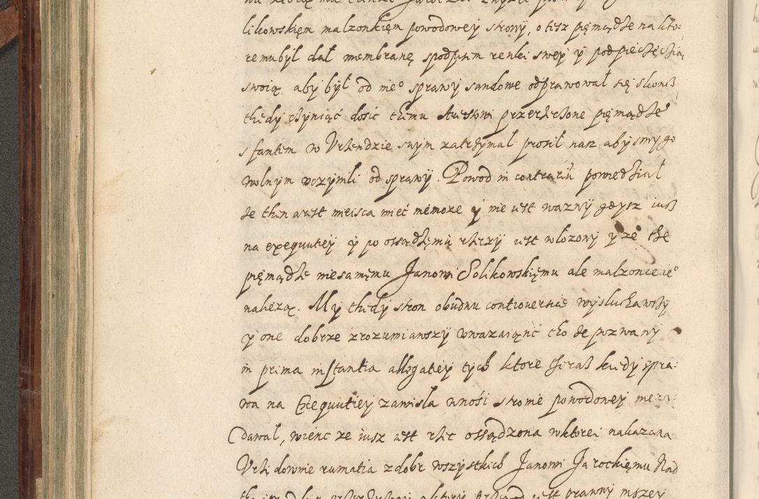 Zdjęcie nr 385 dla obiektu archiwalnego: Acta actorum causarum spiritualium, civilium, criminalium, obligationum, quiettationum, inscriptionum, cessionum, decimarum, testamentorum, Illustrissimi et Reverendissimi Domini Domini Martini Szyszkowski Dei &amp; Apostolicae Sedis gratia Episcopi Cracovienisis Ducis Severiensis in annis 1617, 1618, 1619. Tomus Primus.