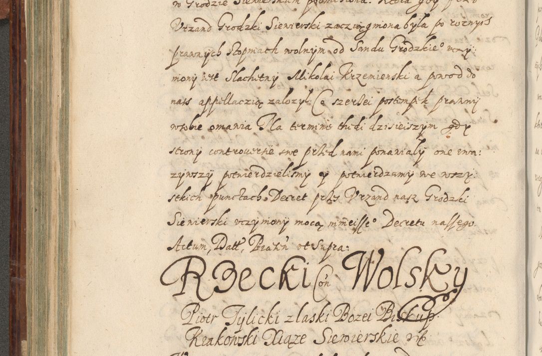 Zdjęcie nr 363 dla obiektu archiwalnego: Acta actorum causarum spiritualium, civilium, criminalium, obligationum, quiettationum, inscriptionum, cessionum, decimarum, testamentorum, Illustrissimi et Reverendissimi Domini Domini Martini Szyszkowski Dei &amp; Apostolicae Sedis gratia Episcopi Cracovienisis Ducis Severiensis in annis 1617, 1618, 1619. Tomus Primus.