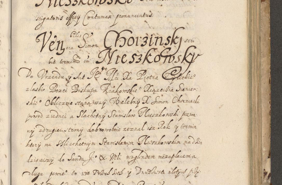 Zdjęcie nr 360 dla obiektu archiwalnego: Acta actorum causarum spiritualium, civilium, criminalium, obligationum, quiettationum, inscriptionum, cessionum, decimarum, testamentorum, Illustrissimi et Reverendissimi Domini Domini Martini Szyszkowski Dei &amp; Apostolicae Sedis gratia Episcopi Cracovienisis Ducis Severiensis in annis 1617, 1618, 1619. Tomus Primus.