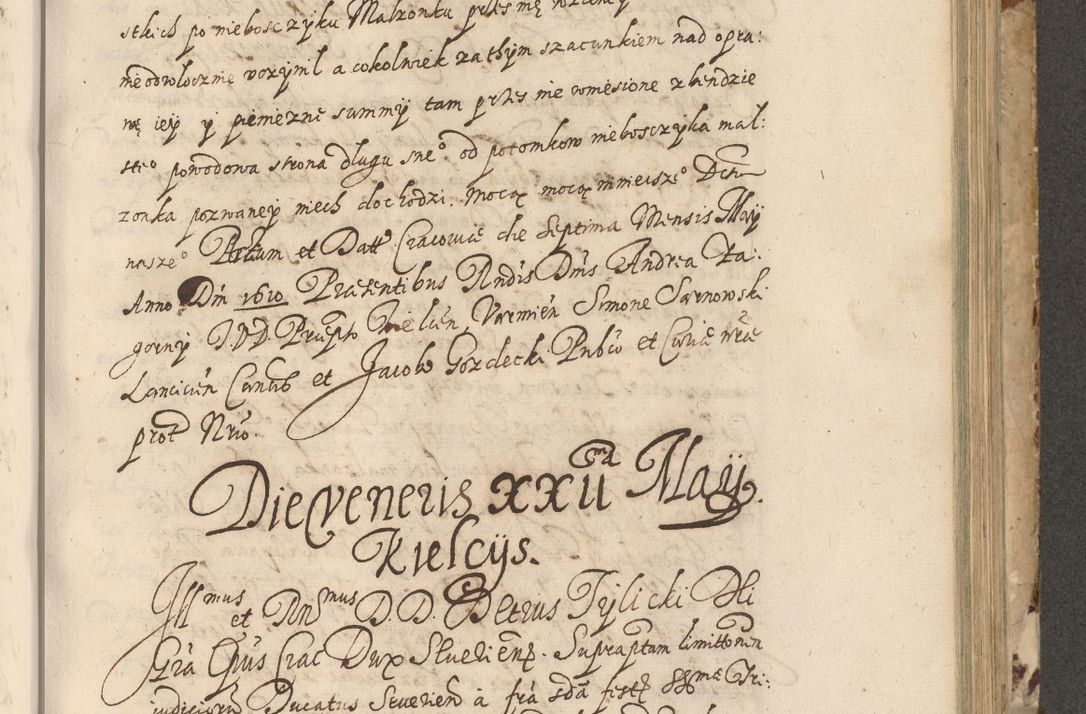 Zdjęcie nr 368 dla obiektu archiwalnego: Acta actorum causarum spiritualium, civilium, criminalium, obligationum, quiettationum, inscriptionum, cessionum, decimarum, testamentorum, Illustrissimi et Reverendissimi Domini Domini Martini Szyszkowski Dei &amp; Apostolicae Sedis gratia Episcopi Cracovienisis Ducis Severiensis in annis 1617, 1618, 1619. Tomus Primus.